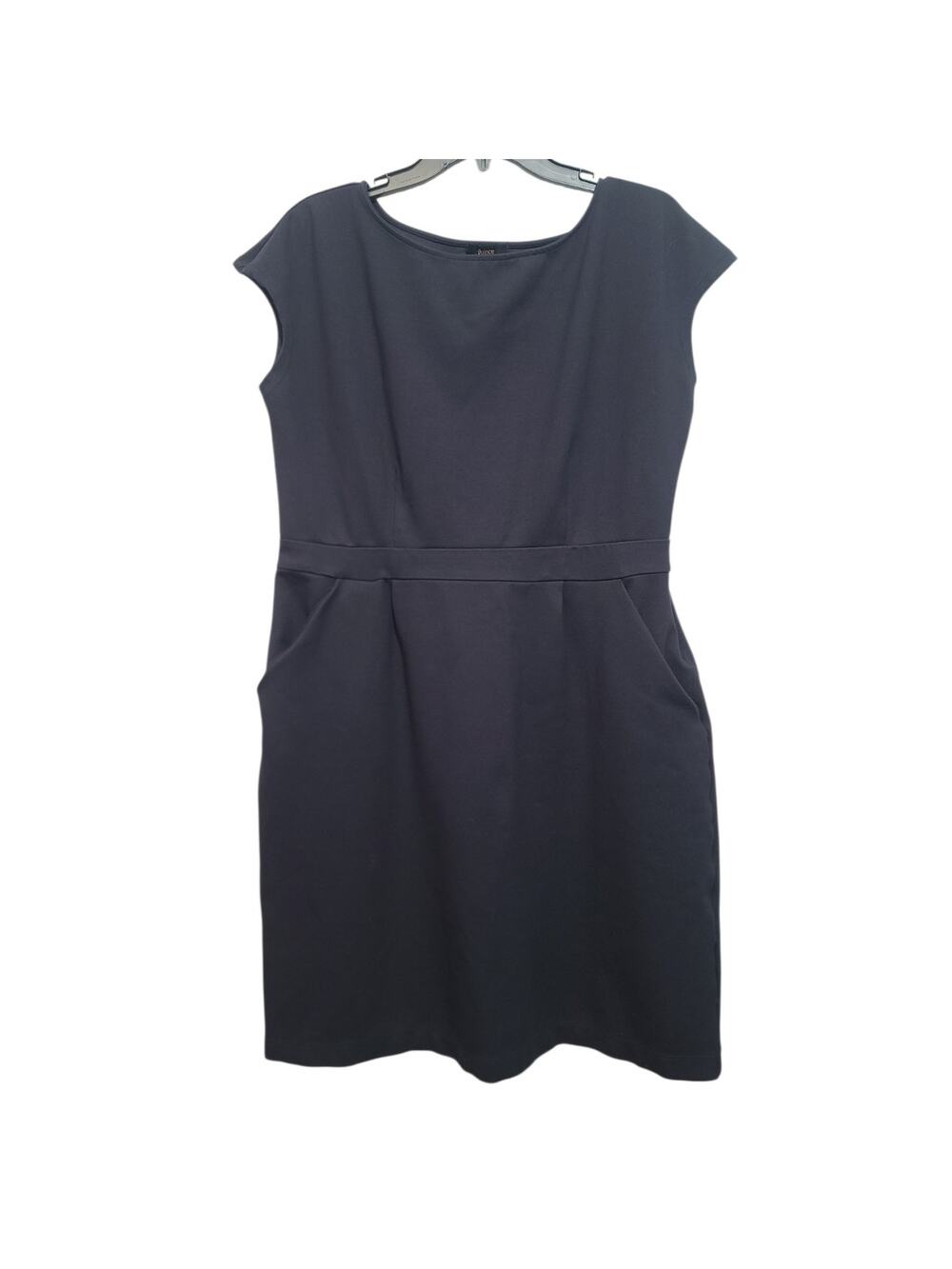 Quince Navy Ultra Stretch Ponte Cap Sleeve Dress XL